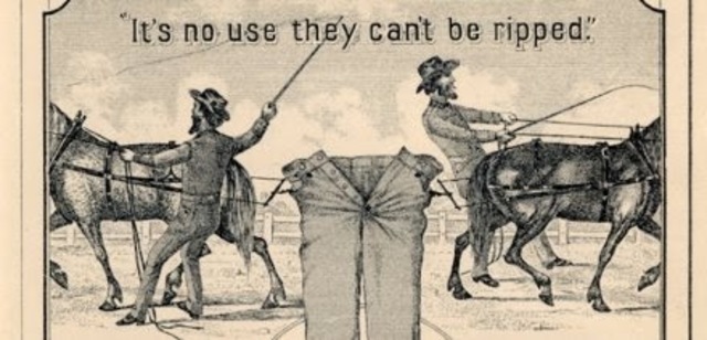 Blue Jeans with Copper Rivets