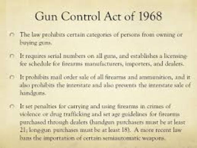 The Gun Control Act