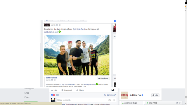 Live stream of set at Self help festival.