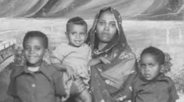 The Asgedom family set out to find safety in a Sudanese refugee camp