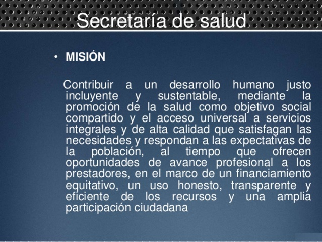 Se adiciona la Secretaria de Salud