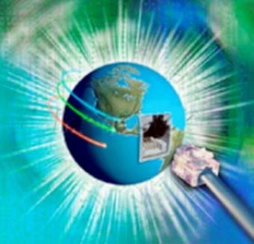 Internet Banda Larga em casa.