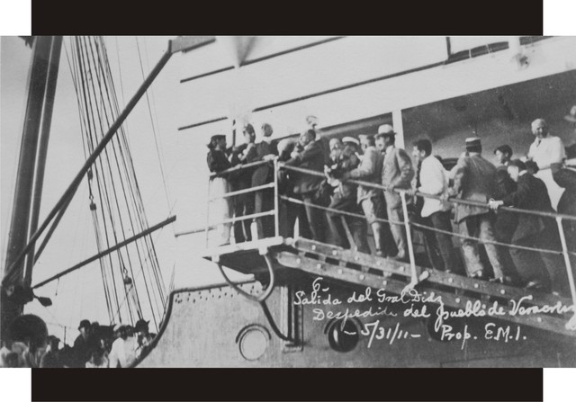 Porfirio Díaz salió rumbo a Francia