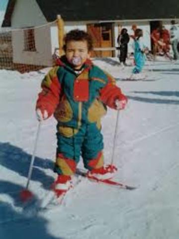 the first time i ski