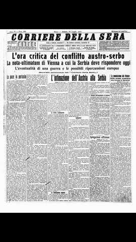 Risposta del governo Serbo all'ultimatum