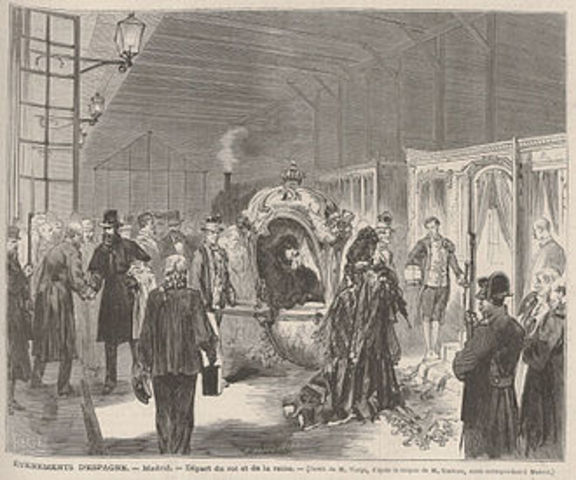 Abdicación Amadeo l