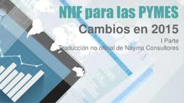 ÚLTIMA MODIFICACIÓN DE LA NIIF EN COLOMBIA
