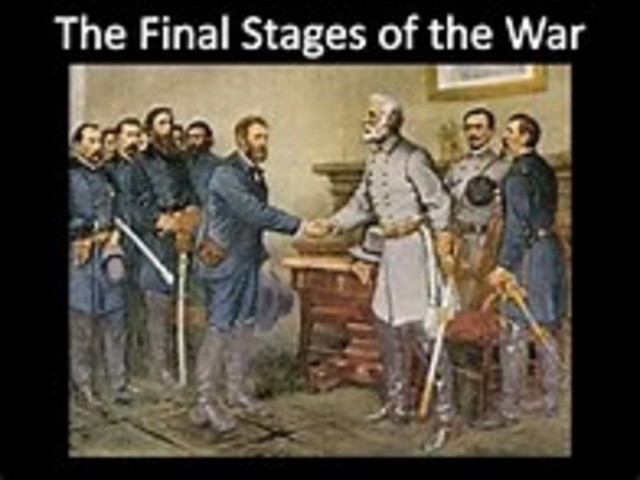 IT IS THE END OF THE WAR.