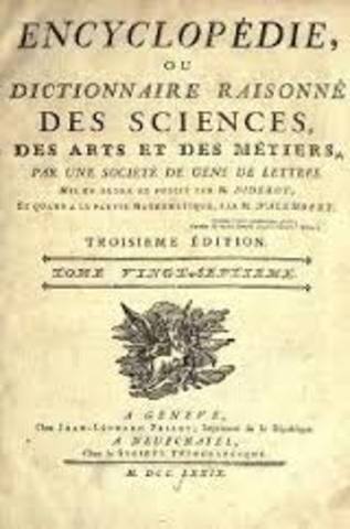 Se Publica la Enciclopedia.