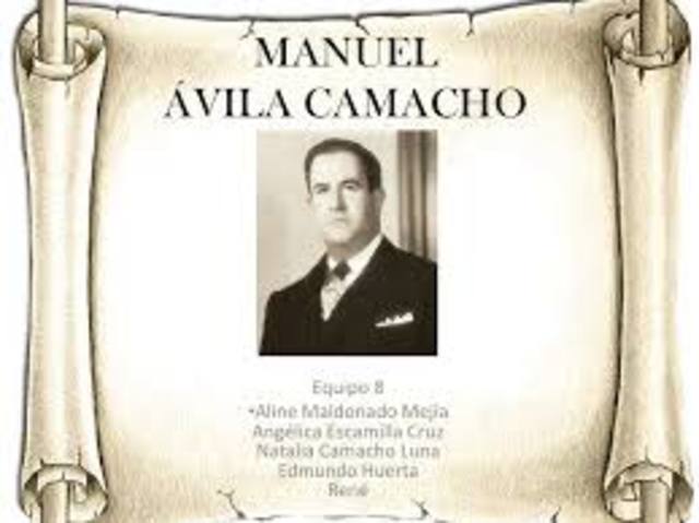 El General Manuel Ávila Camacho expide 2 Leyes