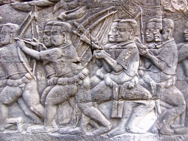 Angkor is attacked and conquered by the Thai army