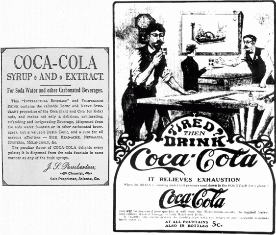 Beginning of Coca-Cola