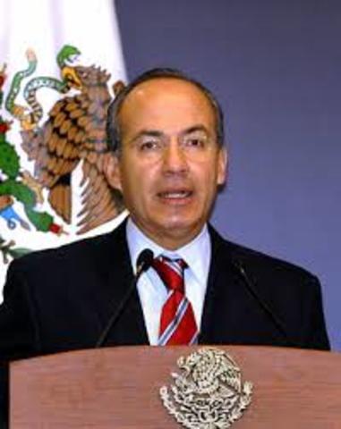 (2006) Presidente Felipe Calderón Hinojosa