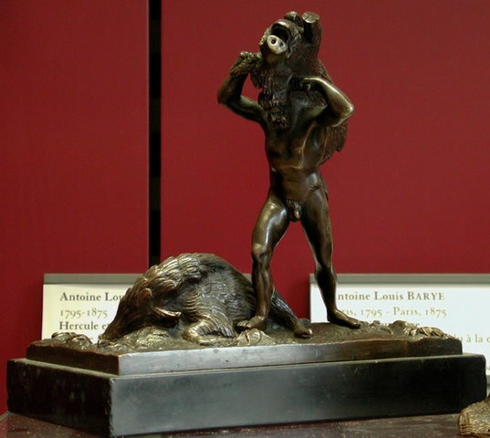 Hercule et le sanglier d' Erymanthe