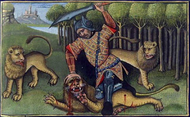 Hercule et le lion de Némée