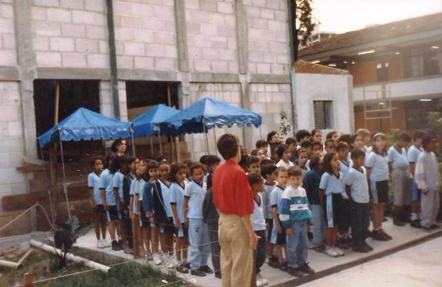 Construção da quadra