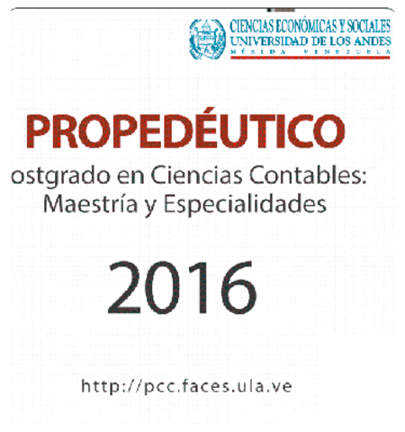 Bienvenida del Postgrado en Ciencias Contables