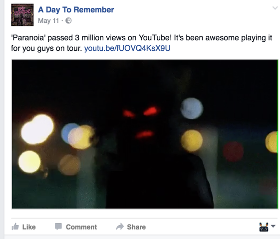 Paranoia 3 Mill veiws