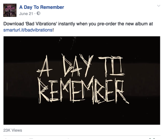 Relentless posting of new singles