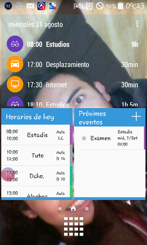 Establecer Horarios