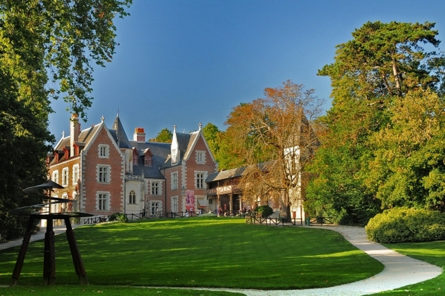 Huéspedes en el castillo de Clos-Lucé