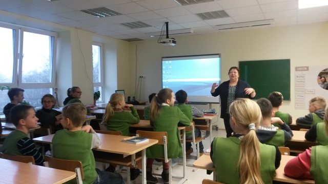 Visit to school Juodsiliu Silo Gimnazija