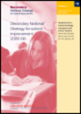 The Secondary National Strategy