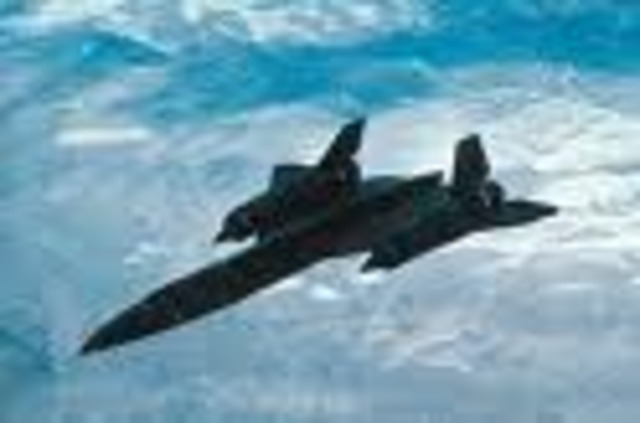The fastest aircraft, the Lockheed SR-71.	2,193