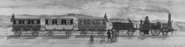 Primer ferrocarril: Barcelona-Mataró