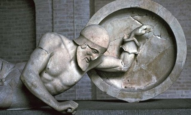 Fallen Warrior from Temple of Aphaia