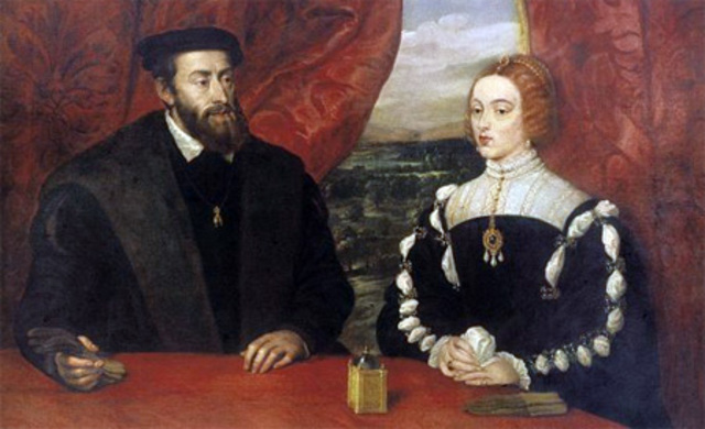 Carlos I contrae matrimonio con Isabel de Portugal