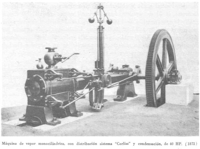 Primera Máquina de vapor en España