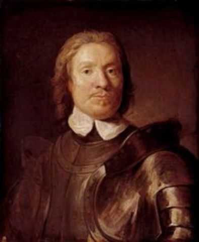Oliver Cromwell became Lord protector