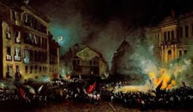 La Vicalvarada: manifiesto de Manzanares. Caída del régimen moderado