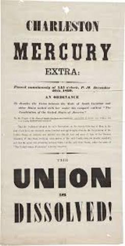 South Carolina Secedes