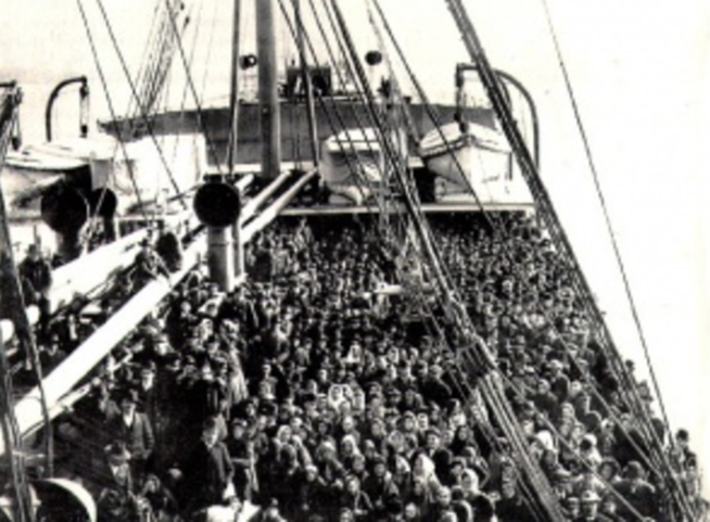 First "Great Wave" of European Immigrants to United States