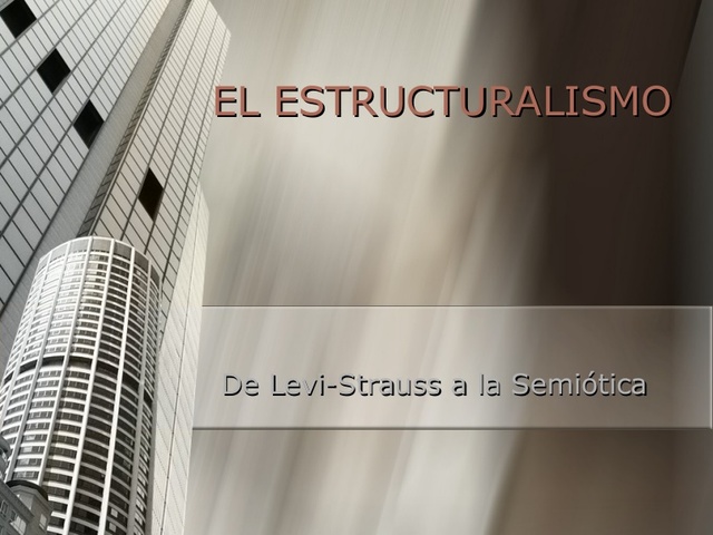 ESTRUCTURALISMO