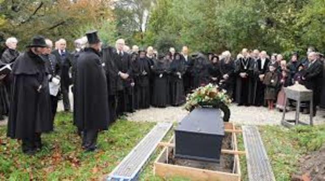 de begrafenis