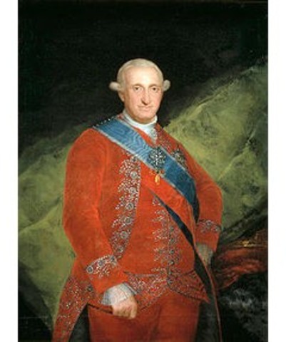 Carlos IV sube al trono