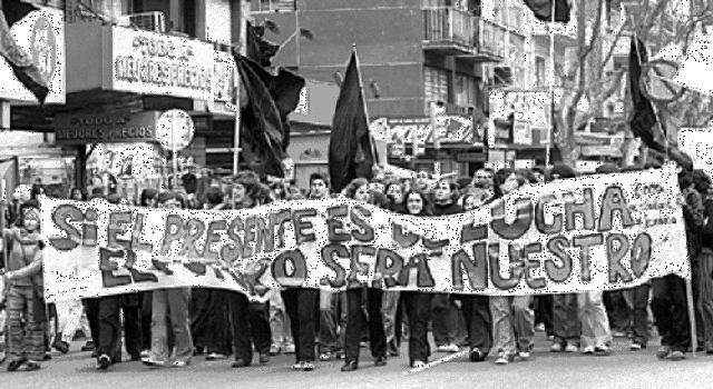 Protesta estudiantil en Colombia