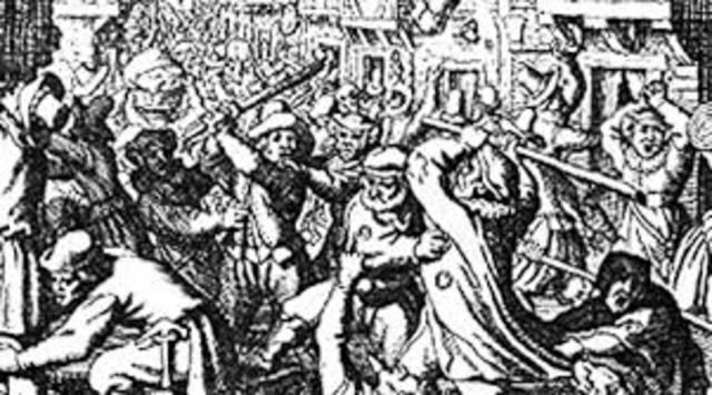 Persecuciones generalizadas contra los judíos en Castilla y Aragón (1391)