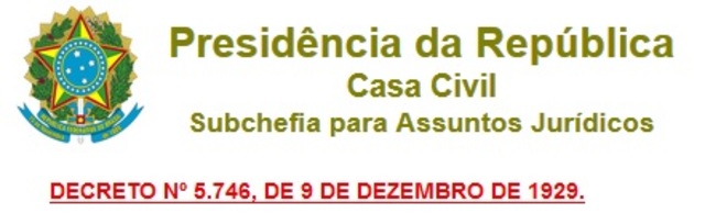 Publicação do Decreto 5.746