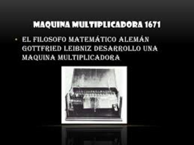 LA MAQUINA MULTIPLICADORA 1671