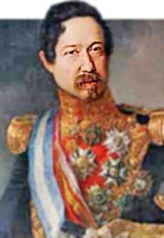 Regreso de Narváez: gobierno autoritario