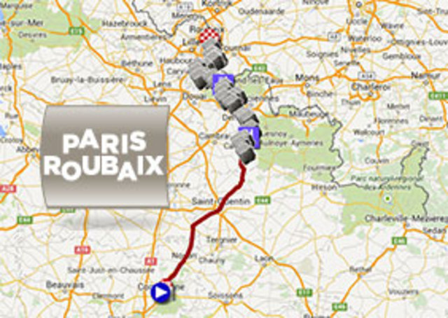 Gebeurtenis 8: wedstrijd: Parijs-Roubaix