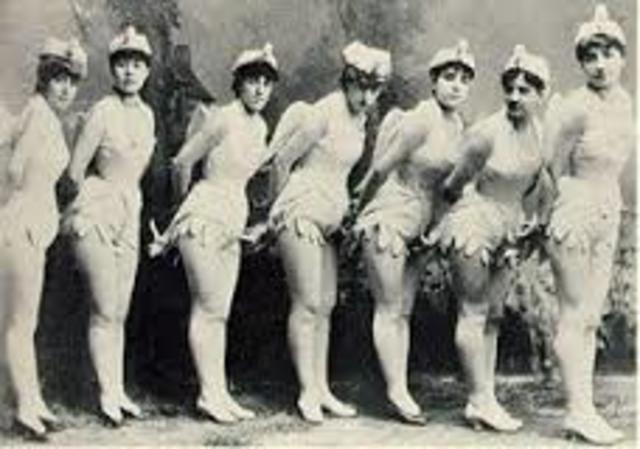 The premiere of The Black Crook