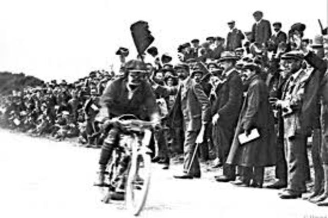 First Motorcycle Race