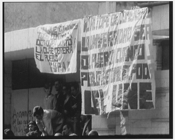 Convocatoria estudiantil.