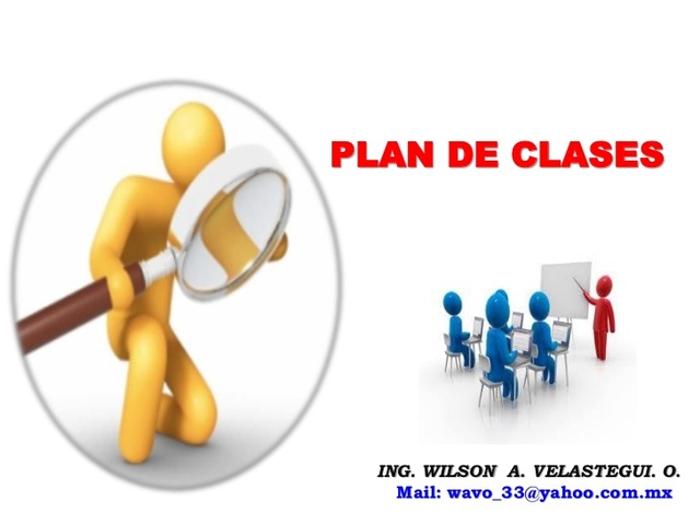 1er. Momento : PLAN DE CLASE