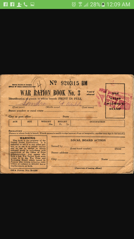 More restrictive rations